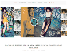 Tablet Screenshot of nathalieemmanuel.com